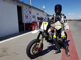 Adrián Fernández Murias, en la Copa nacional Honda CBR 300 2018
