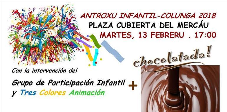 Colunga celebra el día 13 su Antroxu infantil