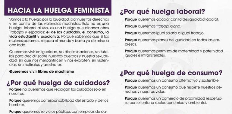 EQUO Asturies apoya la huelga feminista del 8 de marzo