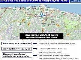 Asturias instalará 11 electrolineras rápidas para coche eléctrico