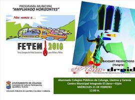 Escolares de Colunga, Llastres y Caravia acudirán a la feria FETEN de Gijón