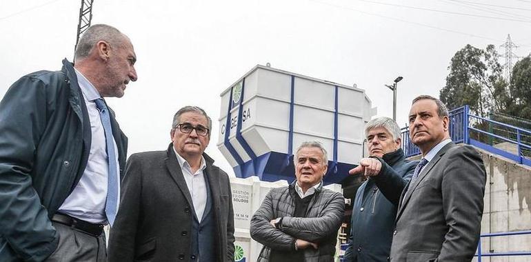 La estación de Mieres mejora la gestión de 26.700 toneladas de basura