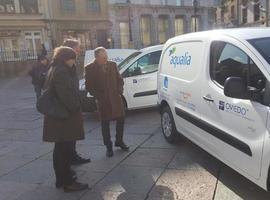 El servicio municipal de agua de Oviedo añade cuatro vehículos eléctricos