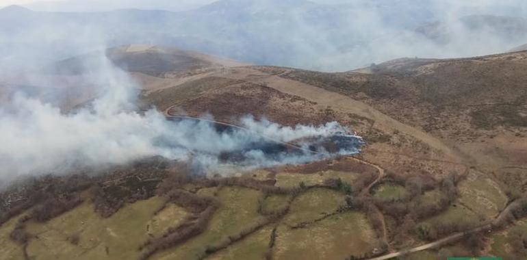 Un investigado y una denuncia por la Guardia Civil por incendios forestales