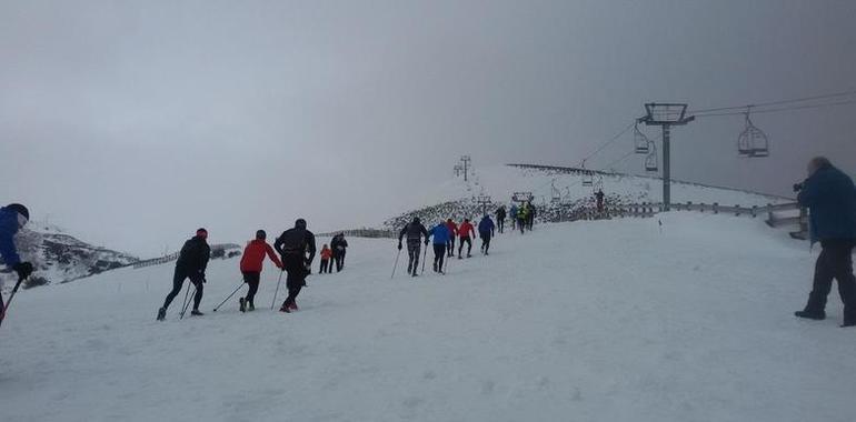 El Trail se viste de blanco en Valgrande-Pajares