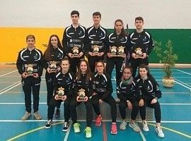 2 oros, 3 platas y 3 bronces para Bádminton Oviedo en el Máster de Tordesillas