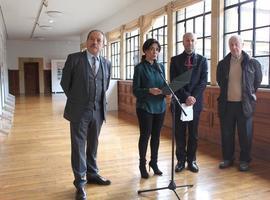 75 años de miradas a la montaña expuestas en el Claustro de Uniovi