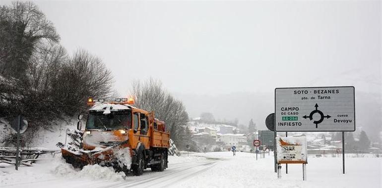 Activado el Protocolo de Nevadas en Asturias para hoy y mañana