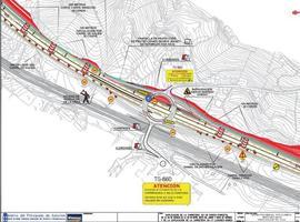 Las obras de los accesos al HUCA obliga a desviar el tráfico de la AS-II 