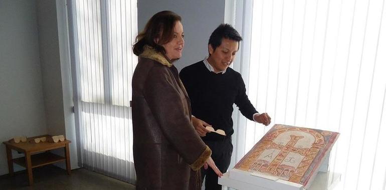El Arte Asturiano se ve a ciegas en el Centro del Prerrománico de Oviedo