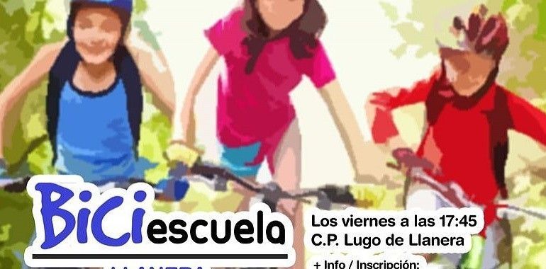 Llanera y Lugones estrenan BiciEscuela con el Club Ciclista Colloto