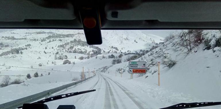 Asturias: 7 puertos de montaña cerrados y 8 con cadenas