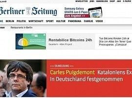 Puigdemont, detenido por la policía alemana en la frontera con Dinamarca