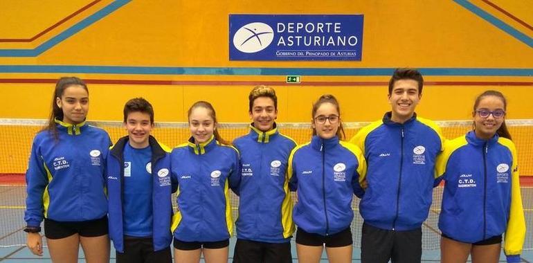 El Bádminton asturiano volcado con sus seleccionados Alto Rendimiento