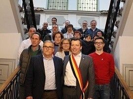 Una delegación de Herstal (Bélgica) visita Mieres