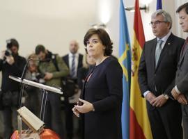 Santamaría anuncia en Oviedo que los PE destinan a Asturias 215 M€ para infraestructuras
