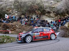 Loeb encadena scratches, Meeke obligado a abandonar