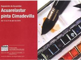 Acuarelastur pone Sala en Cimadevilla Fundación Alvargonzález