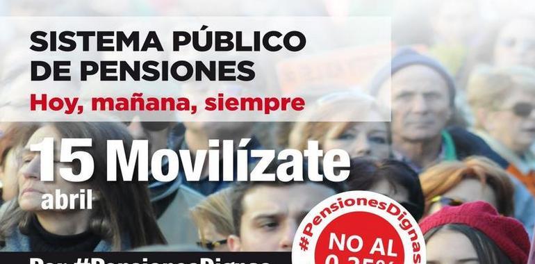 CCOO y UGT llaman las manifestaciones por unas #Pensiones dignas