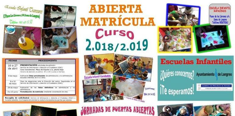 Langreo abre plazo para su Escuela Infantil 