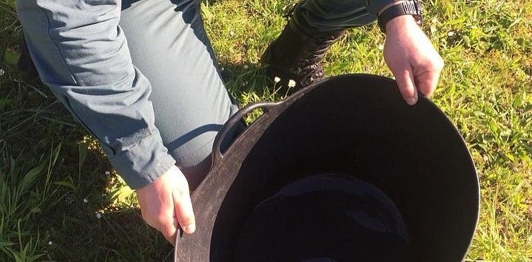 La Guardia Civil de Oviedo descubre un vivero de angulas en Abres