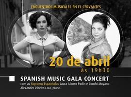 Conchi Moyano y Laura Alonso Padín, sopranos en el Cervantes de Sao Paulo