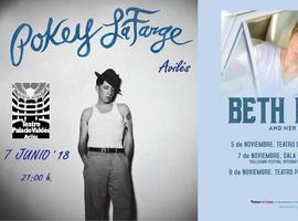 Pokey LaFarge y Beth Hart actuarán en Avilés en junio y noviembre