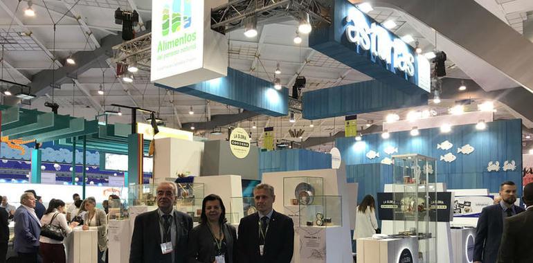 El Principado promociona los productos pesqueros en la feria Seafood de Bruselas