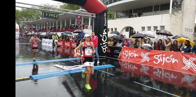 Gema Martín Borgas vencedora en la Media Maratón Gijón