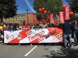 Miles de asturian@s en Langreo: Tiempo de Ganar