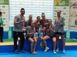 Bádminton Oviedo femenino,  campeonas de la Copa de España