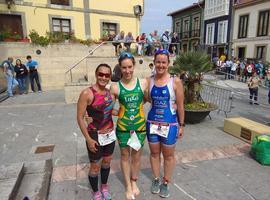 triatlón: Daniel Bayón y Raquel Pérez estrenan Luanco