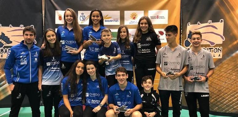 Brillante actuación del Bádminton Oviedo en el Nacional de Estella