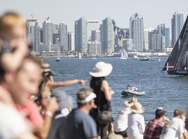 Light winds hinder penultimate day of Extreme Sailing Series™ San Diego