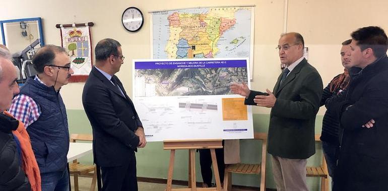 Lareforma de la carretera de Moreda a Boo, para el primer trimestre de 2019 
