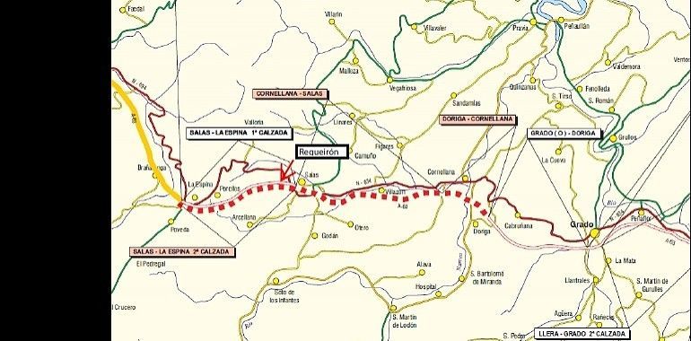 Fomento licita las obras para la segunda calzada de la Autovía A-63 en el tramo Salas – La Espina