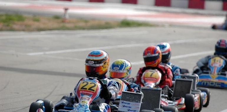 El avilesino German Villanueva tercero en el Nacional de Karting en KF3