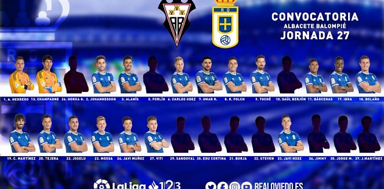 El Real Oviedo encara al Albacete en el Carlos Belmonte a las16:00 