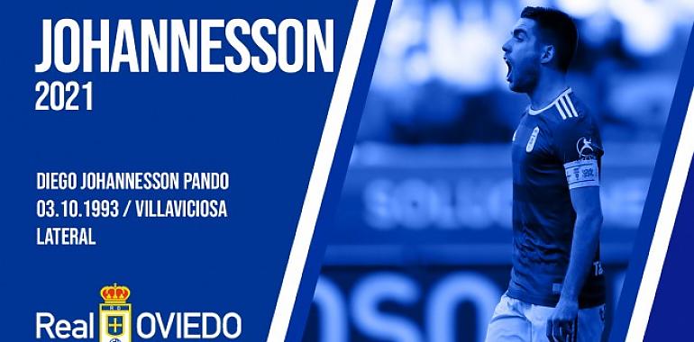 Diegui Johannesson renueva con el Real Oviedo