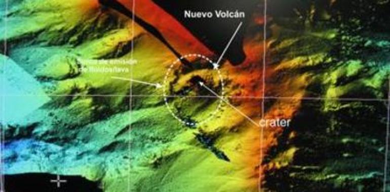 Localizados los focos de la erupción del volcán submarino en El Hierro