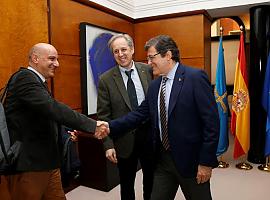 ArcelorMittal analiza con el presidente de Asturias  la colaboración conjunta en I+D.