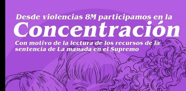 Concentración por la sentencia de “La Manada”