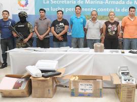 La Armada detiene a \Claudia\, presunta financiera de los Zetas y a otras 10 personas en Veracruz