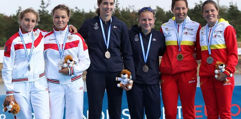 El C2 200 de Cerdá-González permite a España cerrar con bronce el Europeo Júnior y Sub23