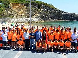 9 personas rescatadas en las playas de Llanes durante el mes de julio