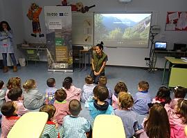 La Red Natura 2000 y el oso en las escuelas de Caso, Ponga, Aller y Onís