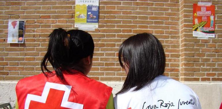   El Plan de Ayuda Alimentaria de Cruz Roja efectúa su reparto en San Martín y el Alto Nalón 