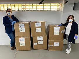 La Universidad de Oviedo recibe 15.000 mascarillas FFP2 de Asturiana de Zinc