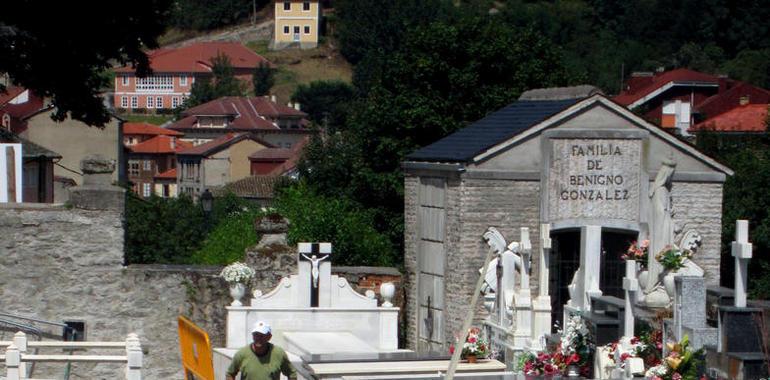 Allande finaliza la remodelación de su cementerio