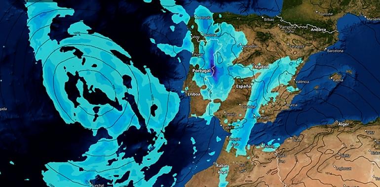 Tras recorrer 5000 kilómetros sobre el Atlántico llega una gran borrasca este fin de semana